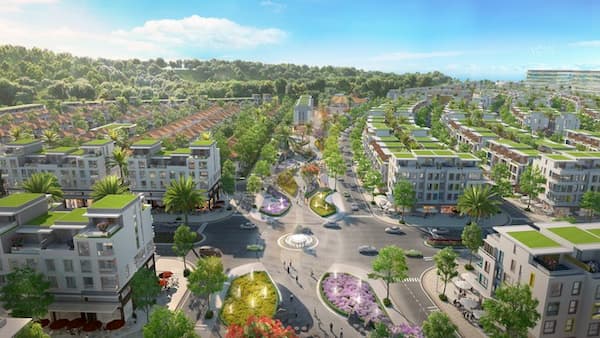 Đa số diện tích Khu đô thị Meyhomes Capital Phú Quốc đều dành cho mảng xanh